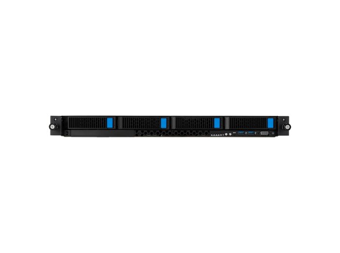 Platforma Asus Rack (1U) RS501A-E12-RS4 AMD Epyc 9005/9004 (4x NVMe/SATA HS, 2xM.2, 2x1Gbe, IPMI, 1+1 1600W )