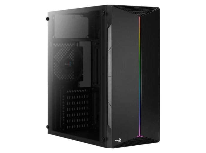 Obudowa Aerocool PGS SPLIT A AEROPGSSPLIT-A-BKRGB (ATX, Micro ATX, Mini ITX; kolor czarny) (WYPRZEDAŻ)