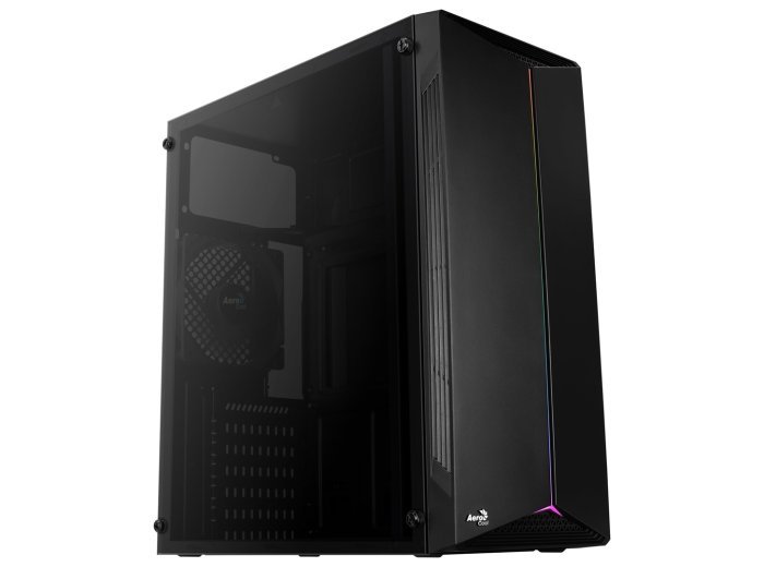 Obudowa Aerocool PGS SPLIT A AEROPGSSPLIT-A-BKRGB (ATX, Micro ATX, Mini ITX; kolor czarny) (WYPRZEDAŻ)