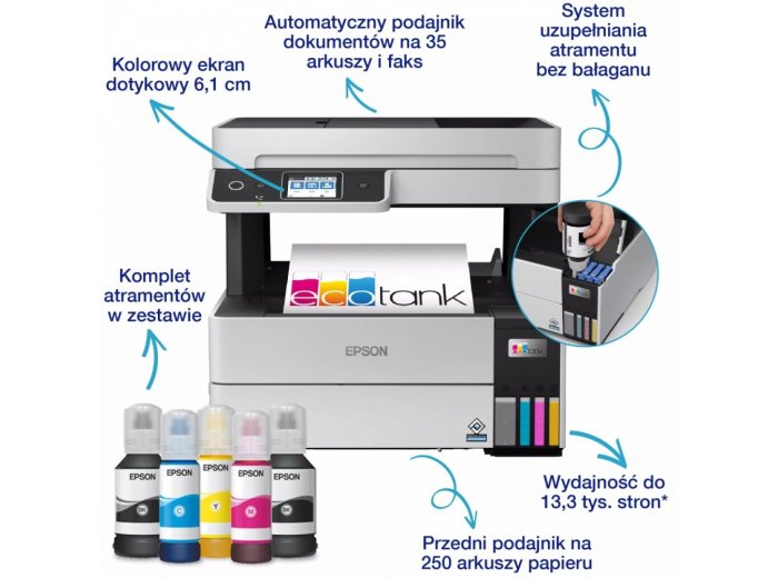 Urządzenie wielofunkcyjne EcoTank L6499 A4/4-in-1/3.3pl/37ppm/ADF35/PCL+PS