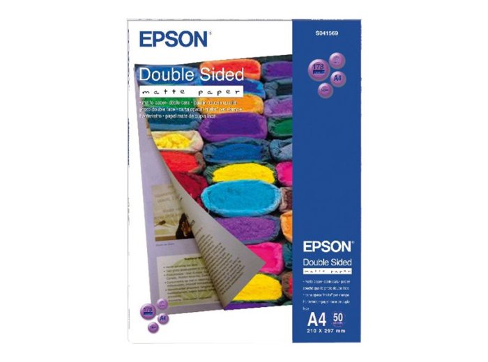EPSON C13S041569 Papier Epson Double Sided matte 178g A4 50ark