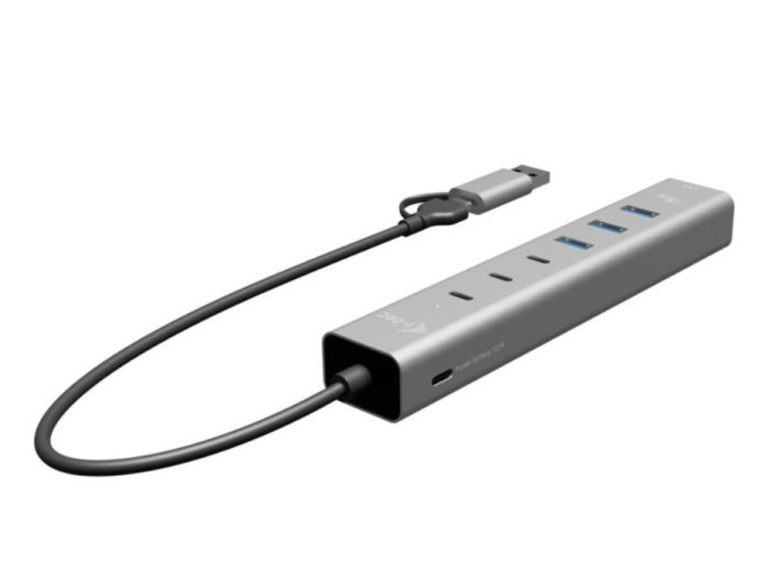 Hub USB-C/USB-A Metal Hub 6 port 3xUSBc/3xUSBa