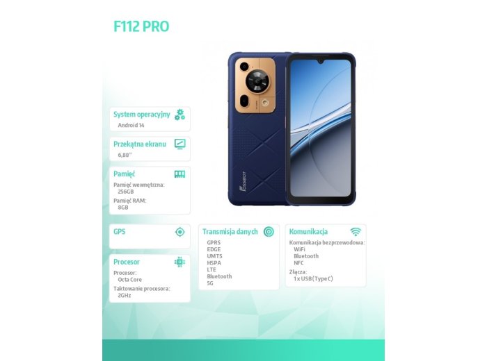 Smartfon F112 Pro blue CH
