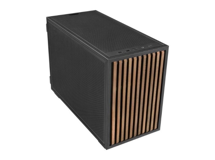 Lian Li B4-mATX Wood Mini Tower Czarny, Drewno