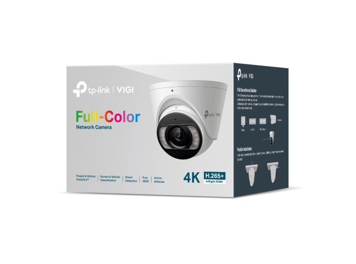 Kamera InSight S485(2.8mm) VIGI 8MP Full-Color Turret Network Camera