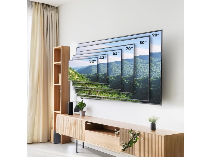 MACLEAN UCHWYT DO TV MAX VESA 600X400, 32-90", 80KG, REG. ODCHYLENIA +15°~-15° MC-421