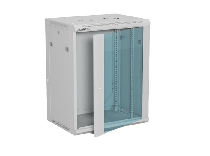 ALANTEC Szafa wisząca 19" 15U 600x450, kolor szary