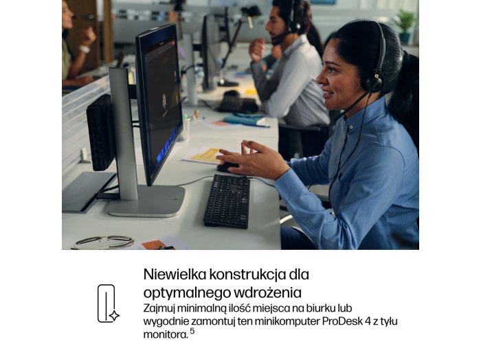 HP ProDesk 4 Mini G1i Ultra 7 265T 16GB DDR5 5600 SSD1TB Intel Graphics W11Pro 3Y OnSite