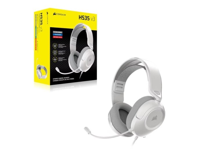 Słuchawki przewodowe HS35 Stereo V3 Białe