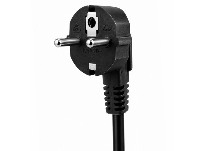 Urządzenie zabezpieczenie przeciw przepięciowe SPD/przeciążeniowe F2100 z wyłącznikiem 5gniazd1-16A-czarny-1,5m-3x1,5mm2