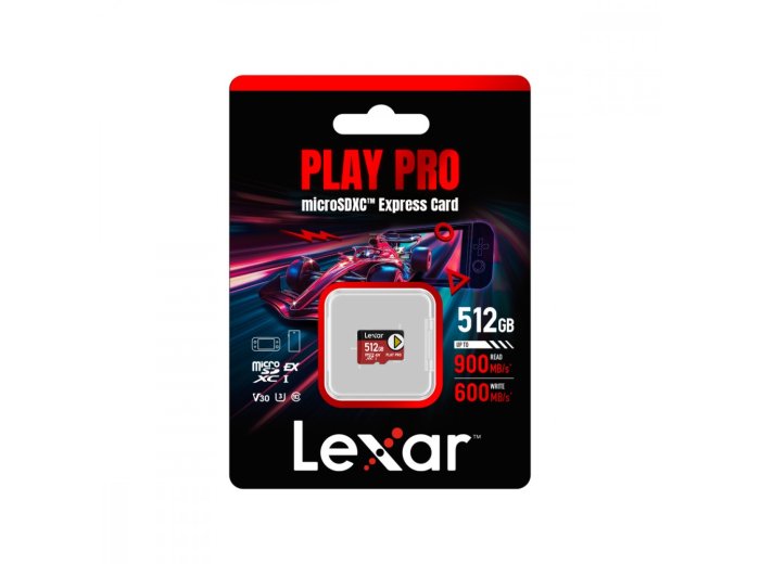 Karta pamięci microSDHX PLAY PRO 512GB EXPRESS 7.1 900MB/s