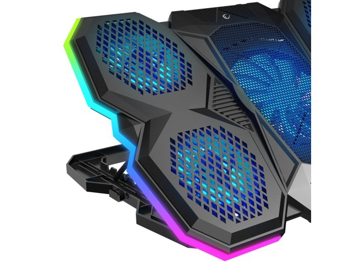 RAMPAGE PODSTAWKA CHŁODZĄCA POD LAPTOP AD-RC14 9-17" RGB