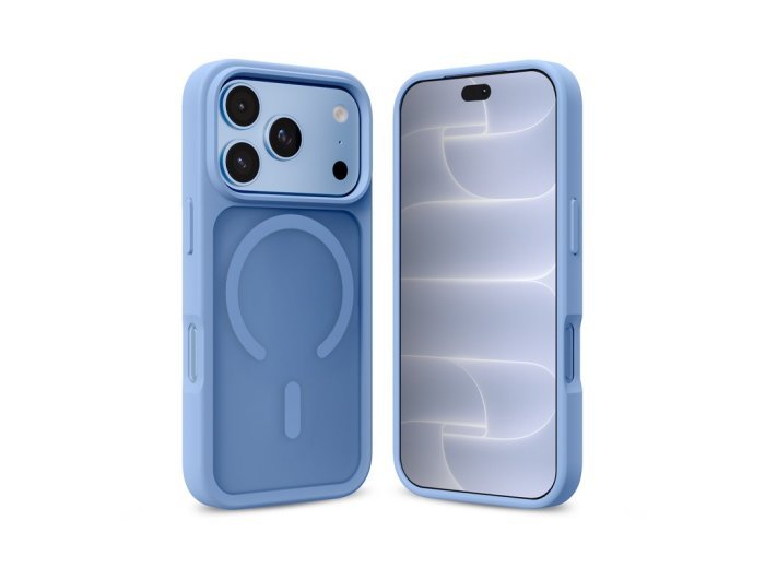 Etui Matte Magnetic MagSafe iPhone 18 Pro Max / 17 Pro Max niebieskie