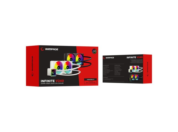 RAMPAGE CHŁODZENIE WODNE INFINITE V240 BLACK