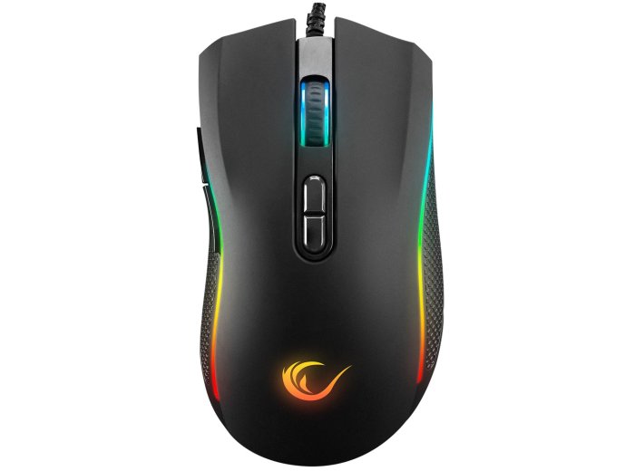 RAMPAGE MYSZ SMX-R44 V2 MACRO BLACK 12800 DPI RGB LED