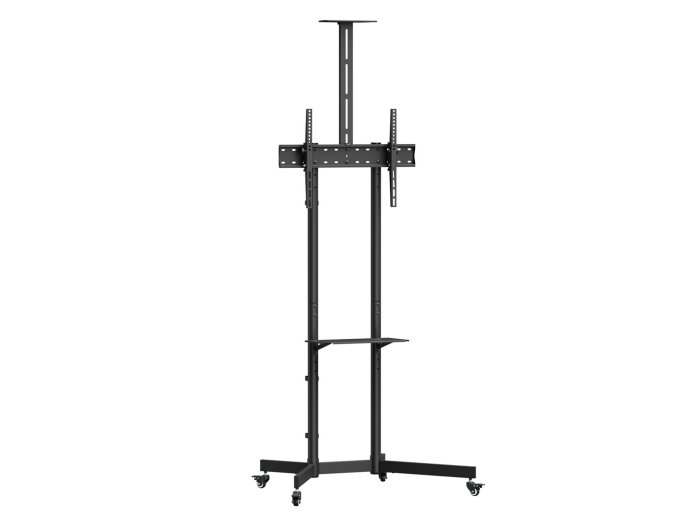 MACLEAN STAND / WÓZEK DO TV, PÓŁKA NA KAMERĘ, NA KÓŁKACH, 37-70", MAX. OBCIĄŻENIE 45KG/5KG PÓŁKA, MAX. VESA 600X400 MC-113 B