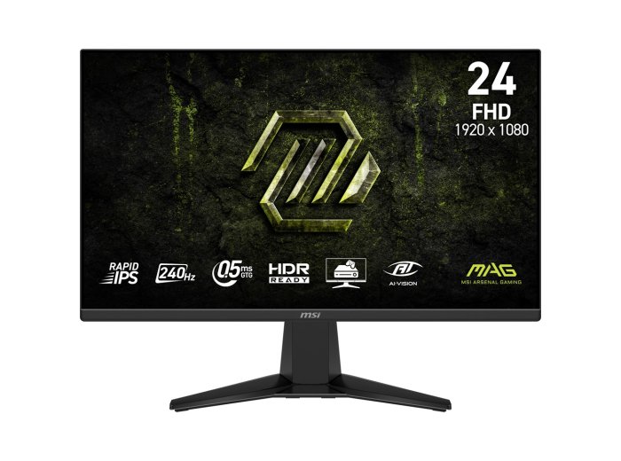 MSI MAG 245F X24 monitor komputerowy 60,5 cm (23.8") 1920 x 1080 px Full HD LCD Czarny