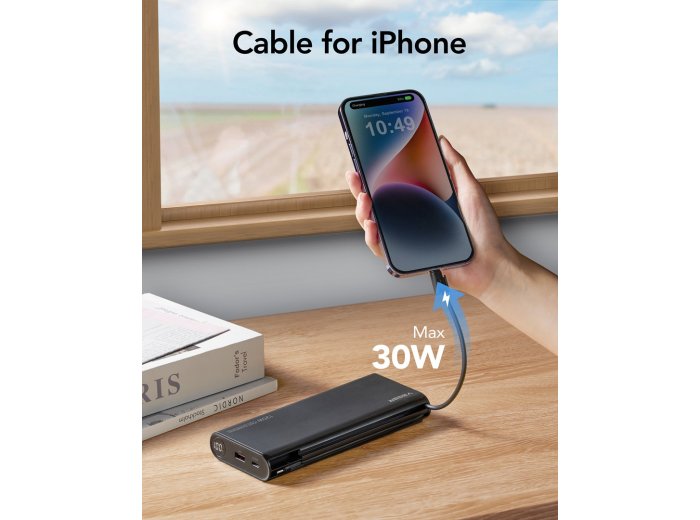 VEGER TC130 bank mocy Litowo-jonowa (Li-Ion) 25000 mAh Czarny