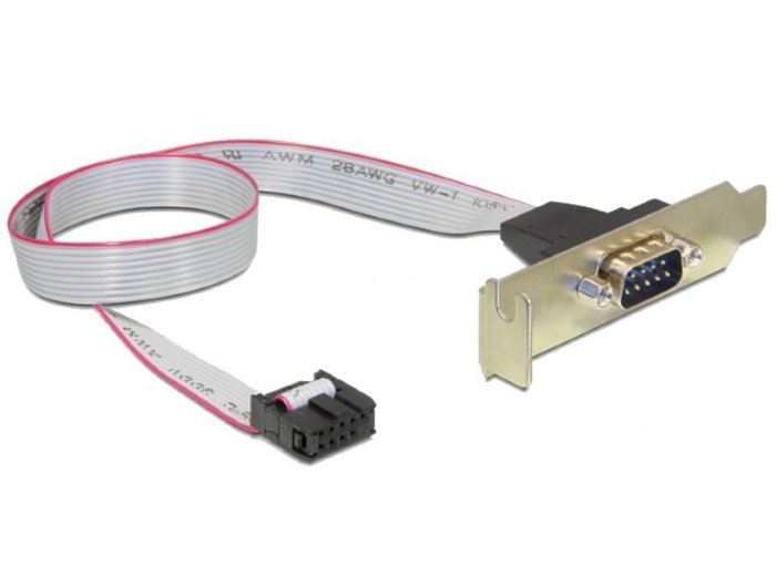 Gniazdo DB9 (COM9) na śledziu + low profile