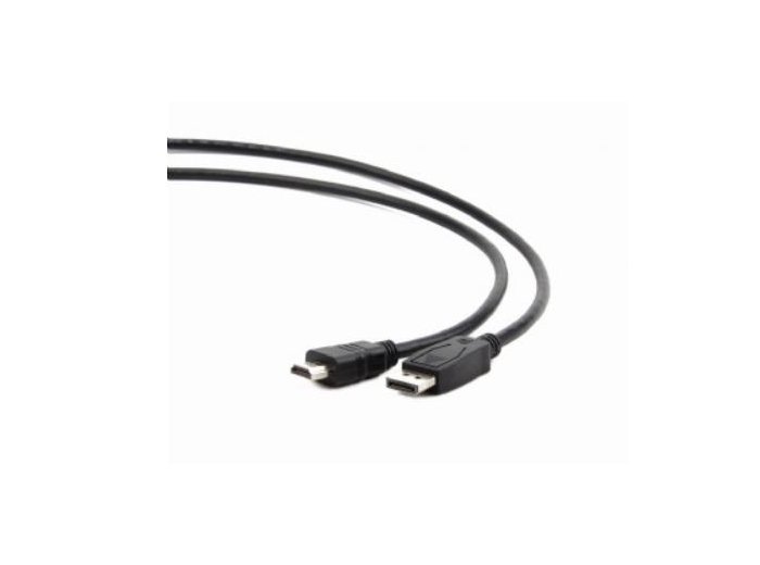 Kabel DisplayPort do HDMI męski czarny 5m