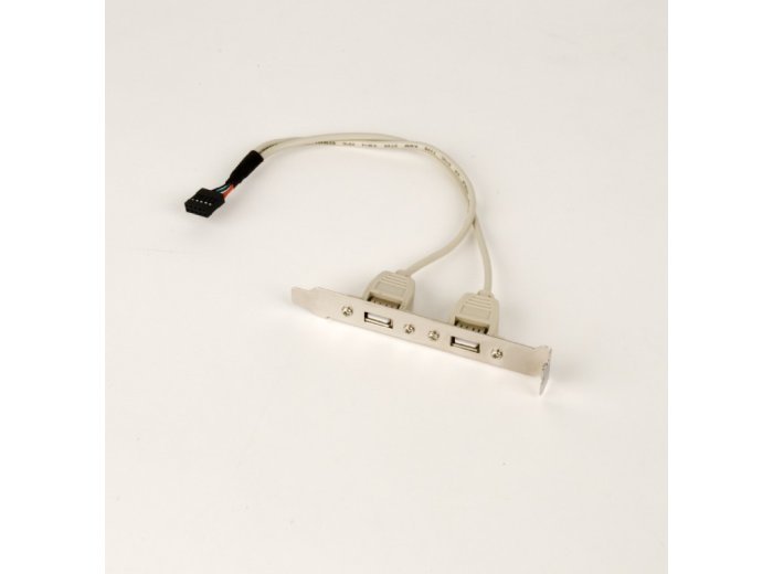 Gniazdo USB X2 na śledziu
