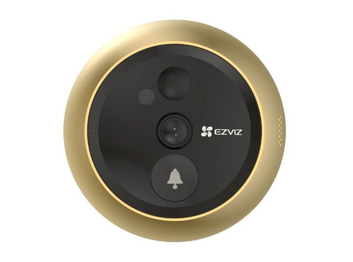 Bezprzewodowy dzwonek do drzwi z wizjerem DP2C (Golden)