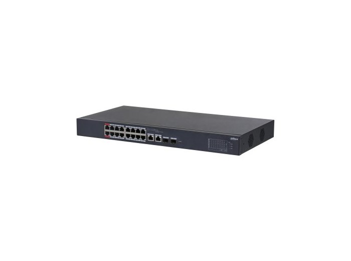 Dahua Technology DH-CS4218-16ET-135 przełącznik sieciowy Zarządzany L2 Gigabit Ethernet (10/100/1000) Obsługa PoE Czarny