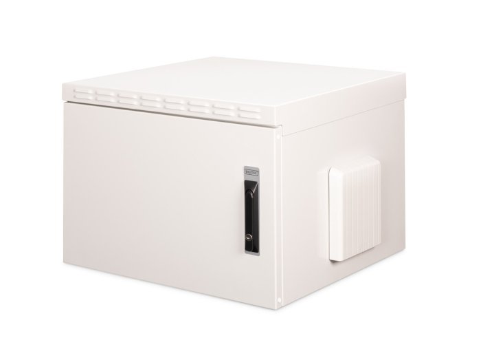 Digitus Szafa sieciowa wisząca 19" 7U rack 600x600, drzwi pełne, szary, niedzielona, złożona, IP55, 100kg