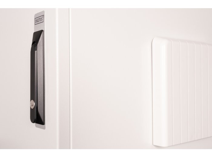 Digitus Szafa sieciowa wisząca 19" 7U rack 600x600, drzwi pełne, szary, niedzielona, złożona, IP55, 100kg
