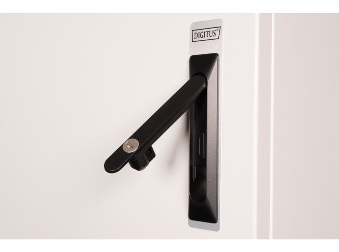 Digitus Szafa sieciowa wisząca 19" 7U rack 600x600, drzwi pełne, szary, niedzielona, złożona, IP55, 100kg