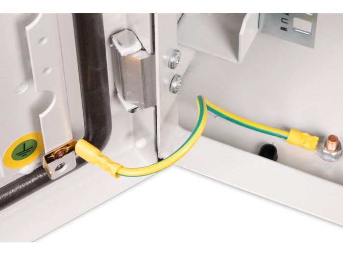 Digitus Szafa sieciowa wisząca 19" 7U rack 600x600, drzwi pełne, szary, niedzielona, złożona, IP55, 100kg