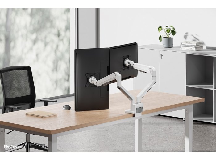 Neomounts DS70-250WH2 uchwyt / stojak do monitorów 81,3 cm (32") Biurko Biały