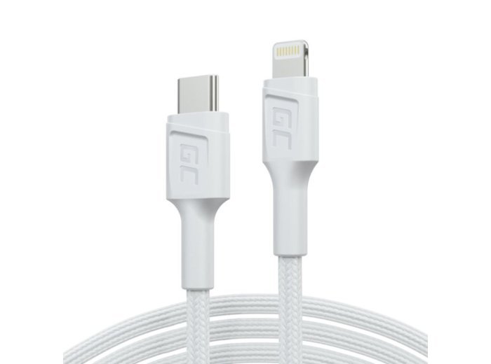 Kabel PowerStream USB-C do Lightning 1m MFI, PD, biały