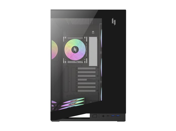 GameMax NEX C56 BK zabezpieczenia & uchwyty komputerów Midi Tower Czarny