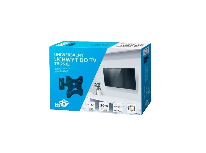 Uchwyt TV TB-253E do telewizora do 42 cali 20kg max VESA 200x200