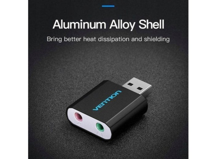 Zewnętrzna karta dźwiękowa USB Vention