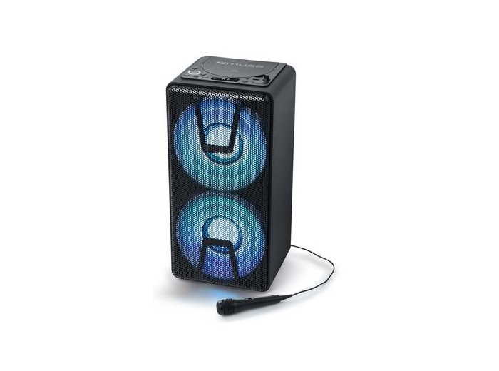 Muse M-1820 DJ przenośny system stereo 150W, Odtwarzacz mp3 Czarny