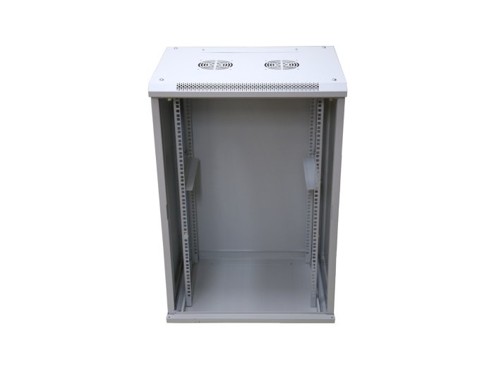 Extralink Szafa rack 18U 600x600 Szara montowana na ścianie