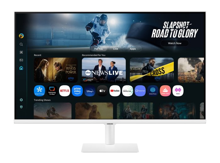 Samsung M7 M70F monitor komputerowy 81,3 cm (32") 3840 x 2160 px 4K Ultra HD LED Biały