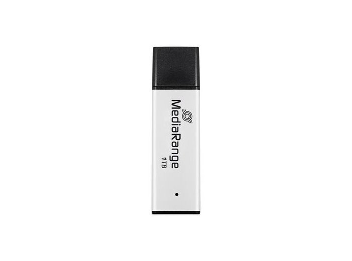 MediaRange MR1905-1 pamięć USB 1 TB USB Typu-A 3.2 Gen 1 (3.1 Gen 1) Czarny, Srebrny