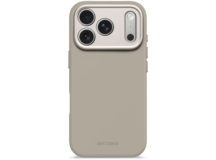 Decoded Silicone Backcover Apple iPhone 17 Pro Soft Taupe pokrowiec na telefon komórkowy 16 cm (6.3") Szarobrązowy