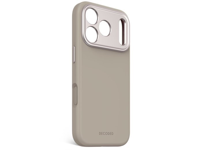 Decoded Silicone Backcover Apple iPhone 17 Pro Soft Taupe pokrowiec na telefon komórkowy 16 cm (6.3") Szarobrązowy