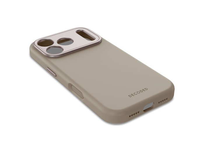 Decoded Silicone Backcover Apple iPhone 17 Pro Soft Taupe pokrowiec na telefon komórkowy 16 cm (6.3") Szarobrązowy