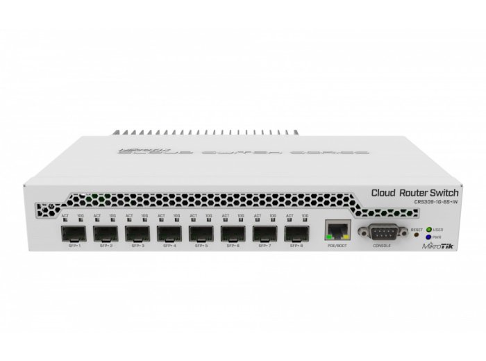 Przełącznik 8xSFP+ 1xGbE CRS309-1G-8S+IN