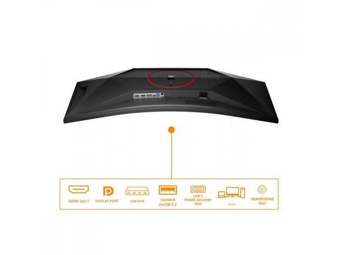 Monitor 34 cale CU34G4ZCA VA Curved 250Hz HDMIx2 DP HAS Głośniki