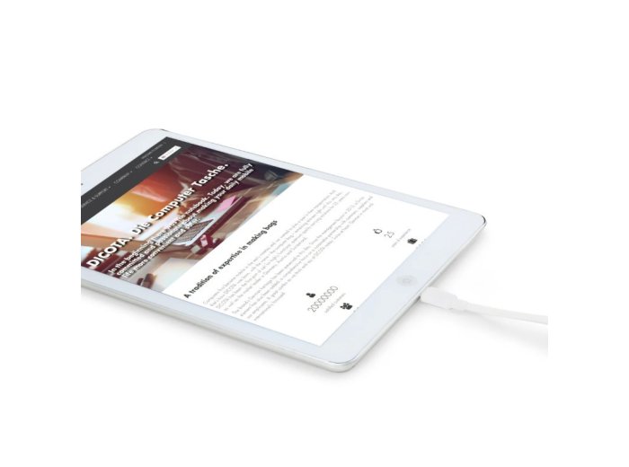 Ładowarka GaN 45W 2xUSB-C + kabel USB-C 1.5m biała