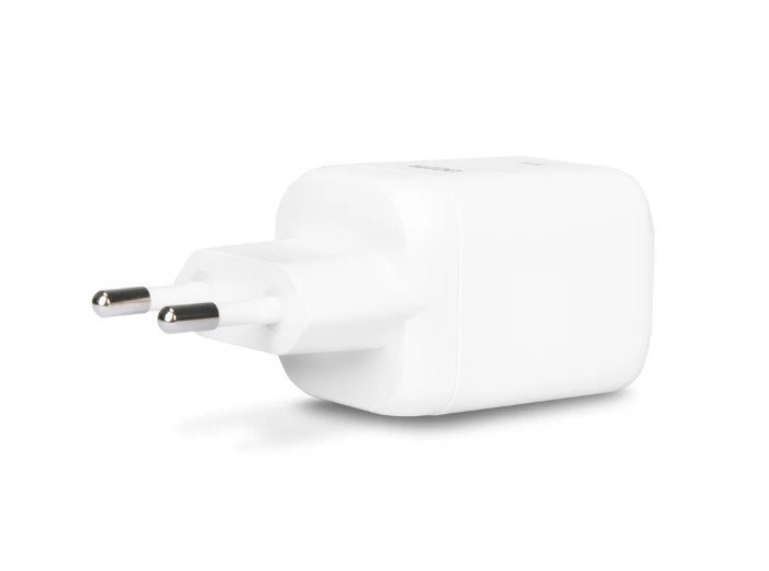 Ładowarka GaN 100W 2xUSB-C + kabel USB-C 1.5m biała