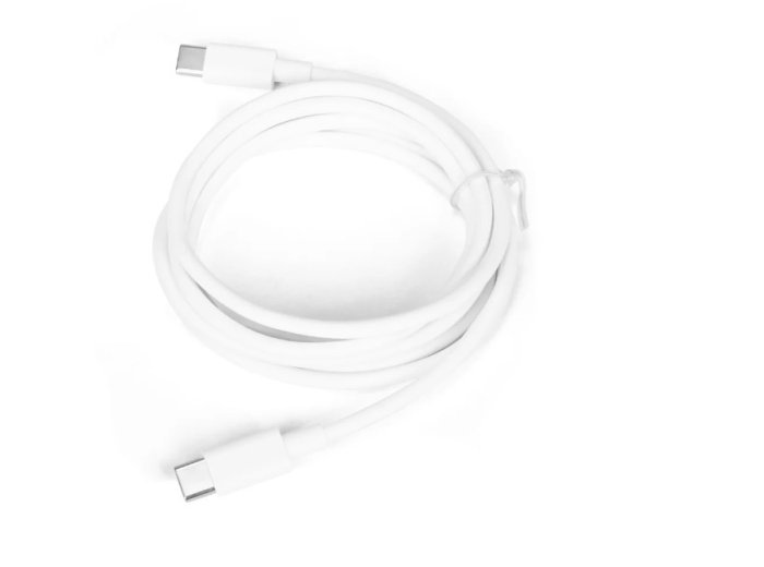 Ładowarka GaN 100W 2xUSB-C + kabel USB-C 1.5m biała