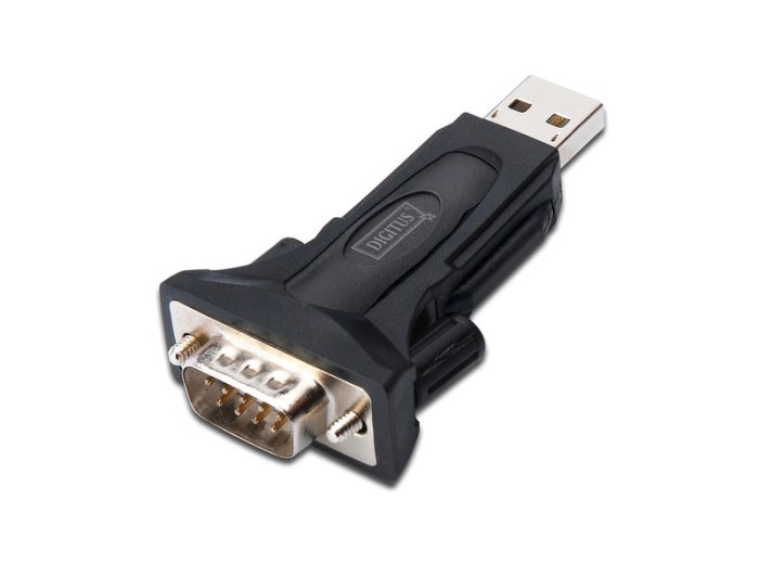 Konwerter / Adapter USB-A 2.0 męski do RS485 (DB9) męski + 3-pinowa listwa śrubowa| Chipset FTDI FT232RL | z dodatkowym kablem 0.8m