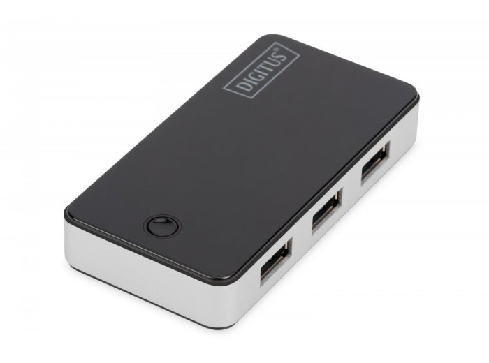 Hub USB 3.0 4-portowy SuperSpeed 5Gbps, czarny